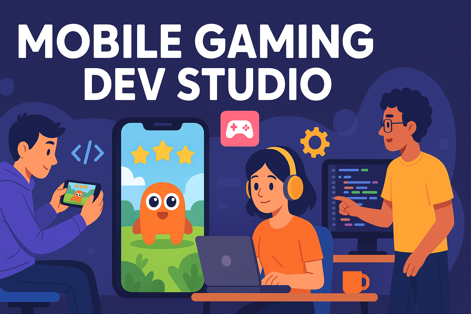 Mobile Game Dev Studio Banner